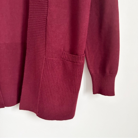 Debut burgundy red-purple super soft cardigan - Picture 6 of 7